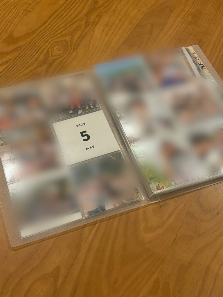 アルバスアルバム無印良品で代用【7年間愛用】作成から収納まで