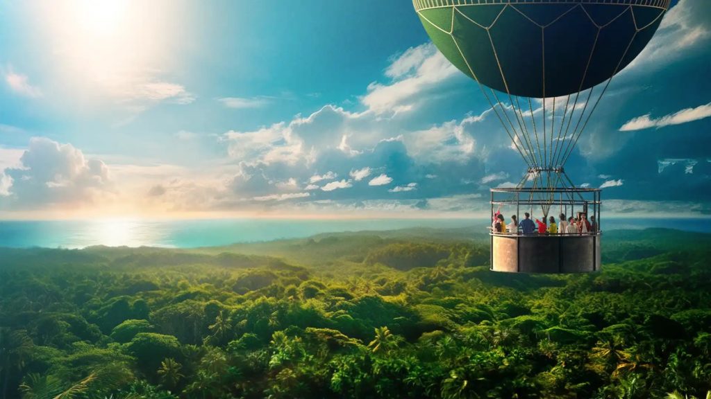 ジャングリア沖縄　HORIZON BALLOON　ホライゾン バルーン